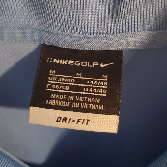 Nike Golf Polo Shirt (Light Blue) - Picture 2 of 3